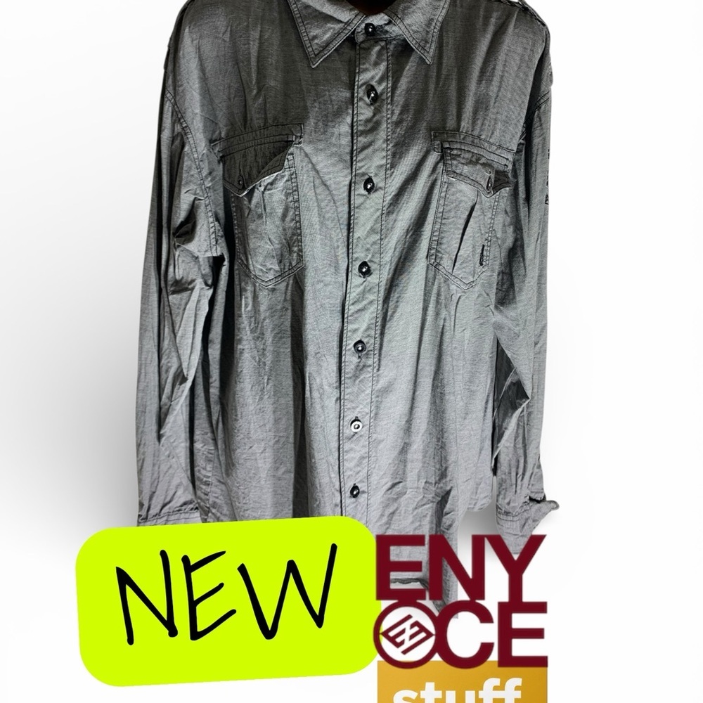 Enyce Black and White Checkered Shirt (item#10273)